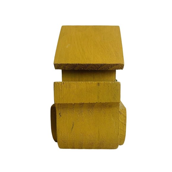 Vtg Rustic Wood Handmade Noah’s Ark Birdhouse Trinket Box Farmhouse Decor - Picture 5 of 14